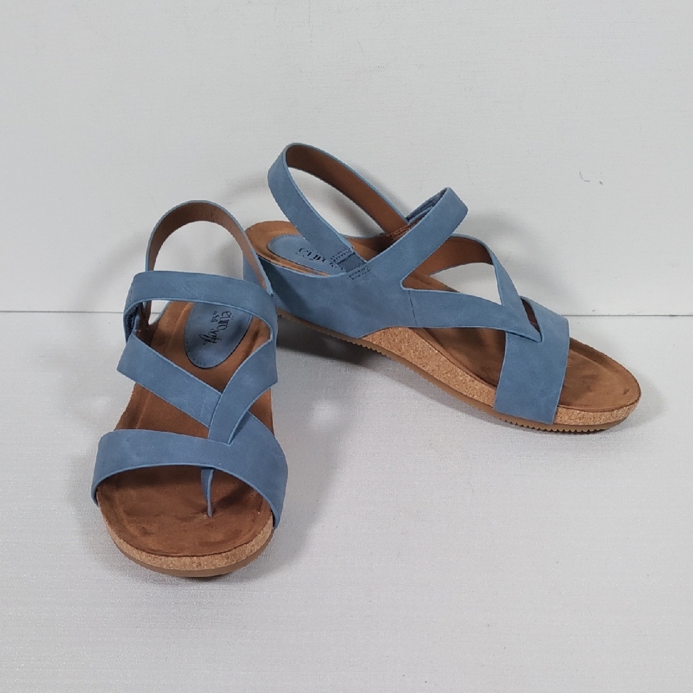 6400 Euro Soft by Sofft blue Gianetta sandals 9